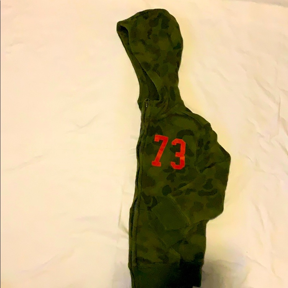 Green kids Camo hoodie